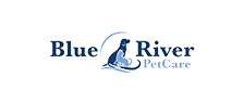 blue river petcare logo.